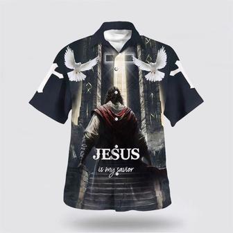 Christian Hawaiian Shirt, Jesus Is My Savior Hawaiian Shirt, Jesus Go To Heaven Hawaiian Shirts | Newhawaiianshirts AU