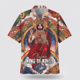 Christian Hawaiian Shirt, I Am Jesus King Of Kings Christian Faith Religion Hawaiian Shirt | Newhawaiianshirts UK