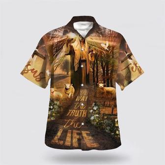 Christian Hawaiian Shirt, The Way The Truth And The Life Hawaiian Shirts | Newhawaiianshirts AU