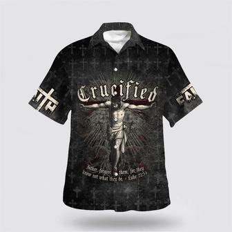 Christian Hawaiian Shirt, Crucified Crucifixion Of Jesus Hawaiian Shirts | Newhawaiianshirts AU