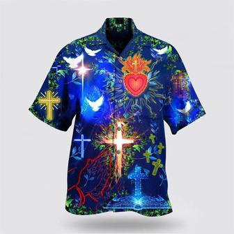 Christian Hawaiian Shirt, Jesus Put God First And Youll Be Last In Blue Hawaiian Shirts | Newhawaiianshirts DE