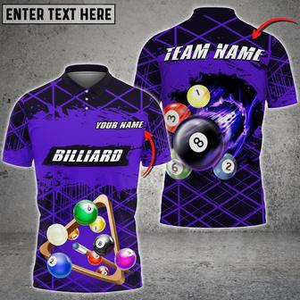 Coolspod Billiards Space Shape Grunge Multicolor Option Customized Name Polo Shirt - Monsterry AU
