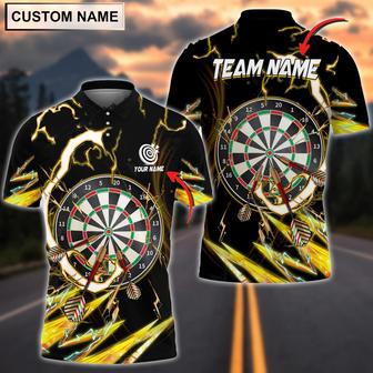 Coolspod Multilcolor Breath Of Thunder Darts Personalized Name, Team Name Polo Shirt - Monsterry DE