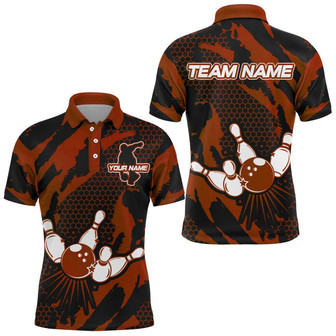 Coolspod Retro Bowling Jerseys Team League Multicolor Option Customized Name Polo Shirt - Monsterry