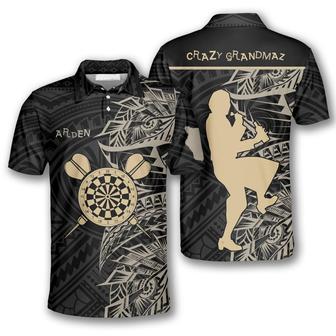 Crazy Grandmaz Tribal Design Custom Darts Shirts For Man Women - Monsterry DE