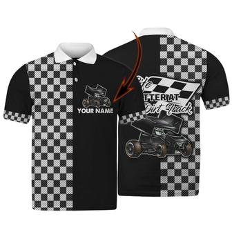 Custom Name Dirt Racing Shirt Personalized Name Polo Shirt - Monsterry DE