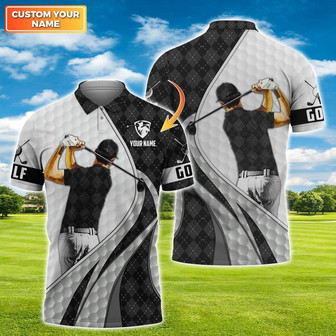 Customized Polo Shirts For Golfers Golf Outfit For Men And Women Personalized Name Golf Polo Shirt - Monsterry