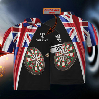 Dart Black T-Shirt Polo Shirt Perfect Gift For Dart Lover - Monsterry