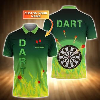 Darts Lover Uniform Personalized Name Polo Shirt For Darts Players - Monsterry