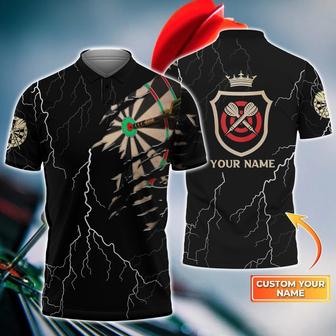 Darts Targets Shirt Customized Name Darts Polo Shirt Gifts For Darts Fans - Monsterry DE