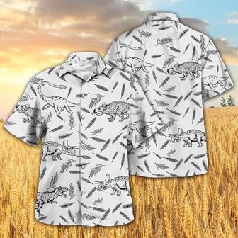 Dinosaur Pattern Hawaiian Shirt, Farm Hawaiian Shirt, Farmer Hawaii | Newhawaiianshirts AU