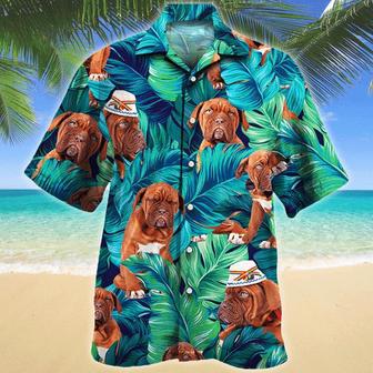 Dogue De Bordeaux Dog Lovers Hawaiian Style For Summer Hawaiian Shirt, Farm Hawaiian Shirt, Farmer Hawaii | Newhawaiianshirts AU