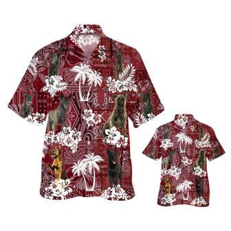 Dutch Shepherd Hawaiian Shirt, Hawaii Shirt Red Tribal For Dog Lovers | Newhawaiianshirts DE