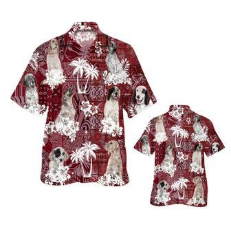 English Setter Hawaiian Shirt, Dog All Over Print Hawaii Shirt Short Sleeve | Newhawaiianshirts AU