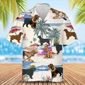 Field Spaniel Summer Beach Hawaiian Shirt, All Over Print Dog In Hawaii Aloha Shirt | Newhawaiianshirts AU