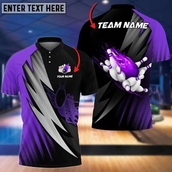Fire Blaster Bowling And Pins Multicolor Option Customized Name Shirt - Monsterry DE