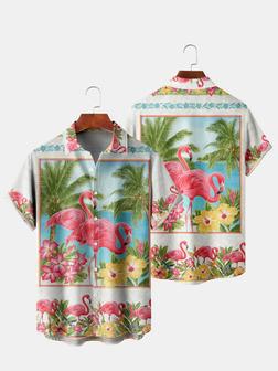 Flamingo Lover Hawaiian Shirt, Aloha Shirt, Summer Hawaiian Shirt, Shirt For Men | Newhawaiianshirts AU