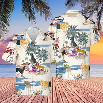 Full Printed Dog Summer Beach Hawaiian Shirt, Hawaii Aloha Shirt For Summer Travel, Gift To Dog Lovers, Dog Hawaii Shirt | Newhawaiianshirts AU