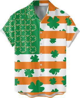 Funky Irish Hawaiian Shirts, St. Patrick's Day Button Down Beach Shirt, Gifts For Her | Newhawaiianshirts UK