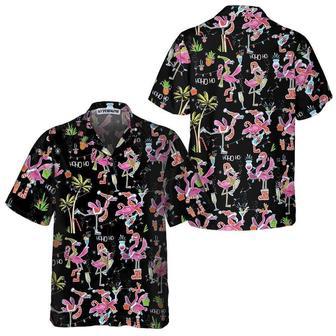 Funny Christmas Flamingo Hawaiian Shirt, Xmas Hawaiian Shirts | Newhawaiianshirts UK