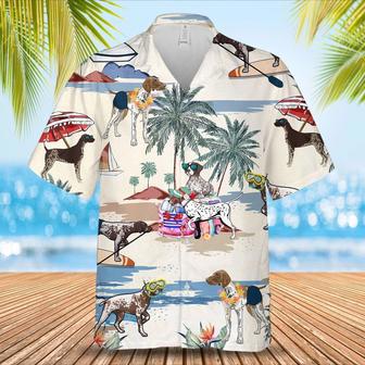 German Shorthaired Pointer Summer Beach Hawaiian Shirt | Newhawaiianshirts UK