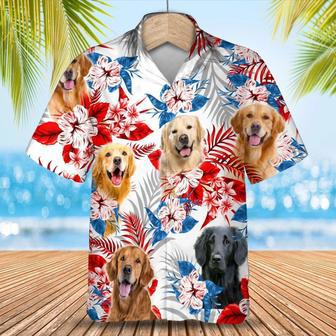 Golden Retriever Hawaiian Shirt, Aloha Beach Shirt For Dog Lover, Summer Cool Hawaii Shirts For Adult | Newhawaiianshirts AU