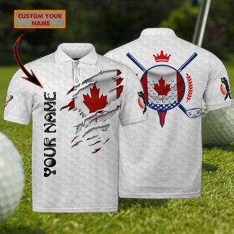 Golf Polo Shirt Canada Golfer Polo Shirt Personalized Name Polo Shirt - Monsterry DE