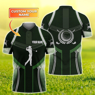 Golf Polo With Custom Name Golf Shirts For Men Golf Polo Shirt Personalized Polo Shirt For Golfers - Monsterry