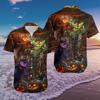 Halloween Pumpkin King Hawaiian Aloha Shirts | Newhawaiianshirts