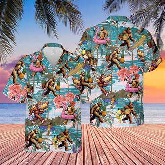 Hawaiian Aloha Shirts Funny Gorilla Pineapple Summer Vibe | Newhawaiianshirts UK