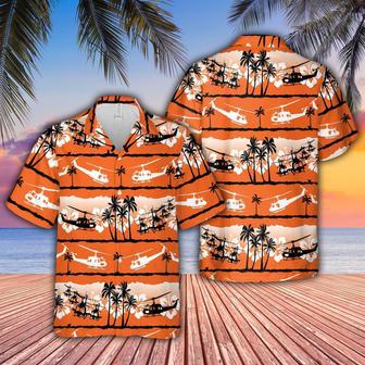 Hawaiian Aloha Shirts Helicopter Huey Sunset | Newhawaiianshirts UK