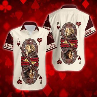 Hawaiian Aloha Shirts King Poker Heart | Newhawaiianshirts UK