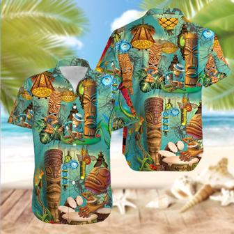 Hawaiian Aloha Shirts The Tiki Bar Is Open | Newhawaiianshirts