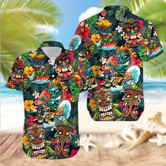 Hawaiian Aloha Shirts Tiki Tiki Awesome | Newhawaiianshirts