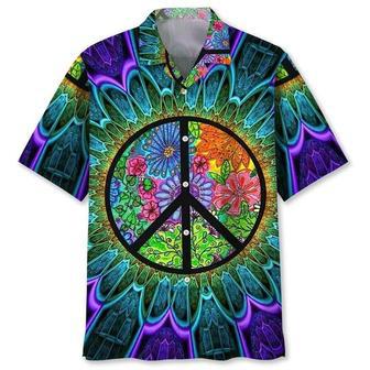 Hippie Abstract Hawaiian Shirts For Men And Woman, Summer Aloha Beach Shirt, Hippie Hawaiian Shirt | Newhawaiianshirts AU