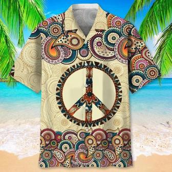 Hippie Vintage Hawaiian Shirt, Full Print Hawaiian Hippie For Men And Woman, Hawaii Aloha Beach Shirt | Newhawaiianshirts AU