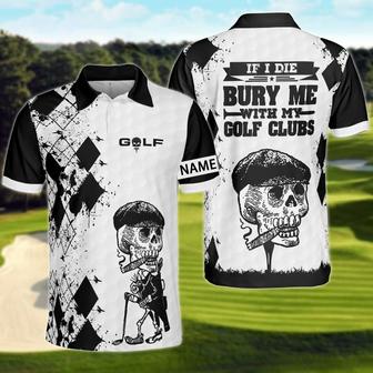I Like Golf And Beer And Maybe 3 People Yellow Argyle Pattern Polo Shirt, Custom Shirt For Men - Monsterry AU