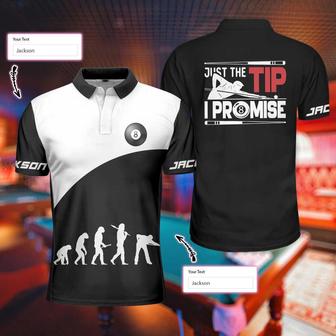 Just The Tip I Promise Billiards Custom Polo Shirt, Personalized Billiards Polo Shirt Design - Monsterry CA
