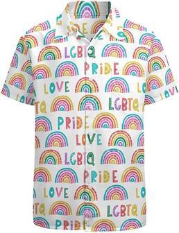 Lgbtq Pride Hawaiian Shirt, Pride Month Clothing, Gay Pride Apparel, Hawaii T Shirt For Gaymer | Newhawaiianshirts AU