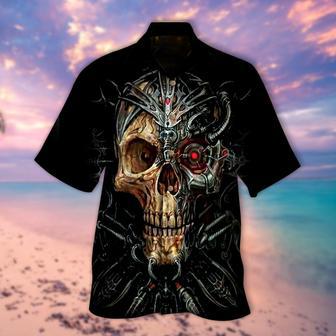 Mechanic Skull Hawaiian Shirt Men Women All Size | Newhawaiianshirts UK