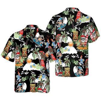 Merry Christmas Santa Claus Hawaii Shirt, Xmas Hawaiian Shirts | Newhawaiianshirts DE