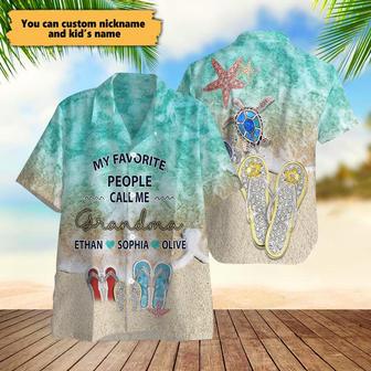 My Favorite People Call Me Grandma Hawaiian Shirt | Newhawaiianshirts UK