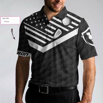 My Green Jacket Is In The Wash Custom Polo Shirt, Personalized Black Golf American Flag Golf Shirt For Men Coolspod - Monsterry CA