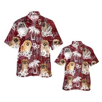 Pekingese Hawaiian Shirt, Animal Hawaii Aloha Beach Shirt Short Sleeve | Newhawaiianshirts AU