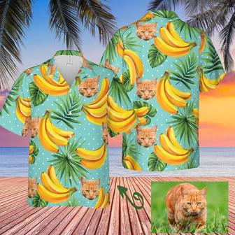 Personalized Funny Cat Hawaiian Shirt,Party Summer Gifts, Cat And Banana Hawaiian Shirt | Newhawaiianshirts UK