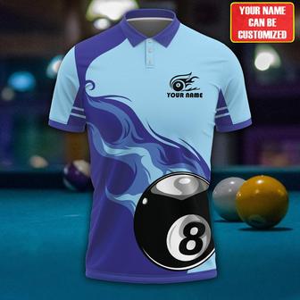 Personalized Name Billiard All Over Printed Unisex Polo Shirt, Unique Billiards Shirt For Men - Monsterry DE
