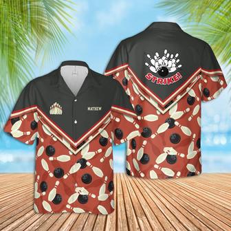 Personalized Strike Bowling Vintage Hawaiian Aloha Shirts | Newhawaiianshirts