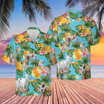 Pineapple Hawaiian Theme For Goat Lovers All Printed Hawaiian Shirt | Newhawaiianshirts CA