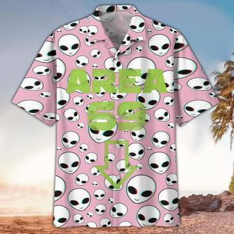 Pink Alien Hawaiian Aloha Shirts | Newhawaiianshirts DE