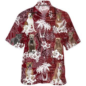 Pitbull Hawaiian Shirt, Dog Aloha Hawaii Shirt | Newhawaiianshirts AU